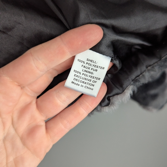 Peyton Jensen designer gray and black camouflage jacket no Zipper size S - 87 - Picture 4 of 5